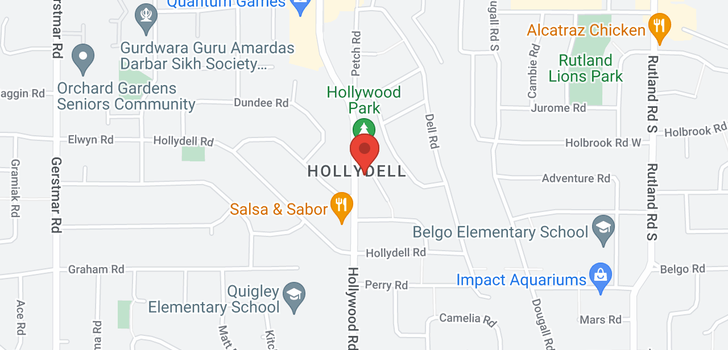 map of 430 Hollywood Court